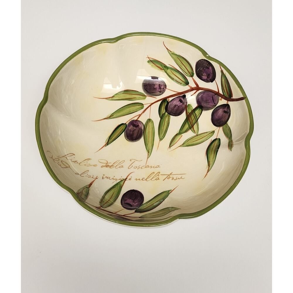 Toscany Vintage 3PC Olive Serving Bowls - Picture 5 of 11